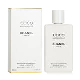 Chanel Coco Mademoiselle Moisturizing Body Lotion 200ml, a luxurious lotion with a fragrant, light texture for hydrated, radiant skin.