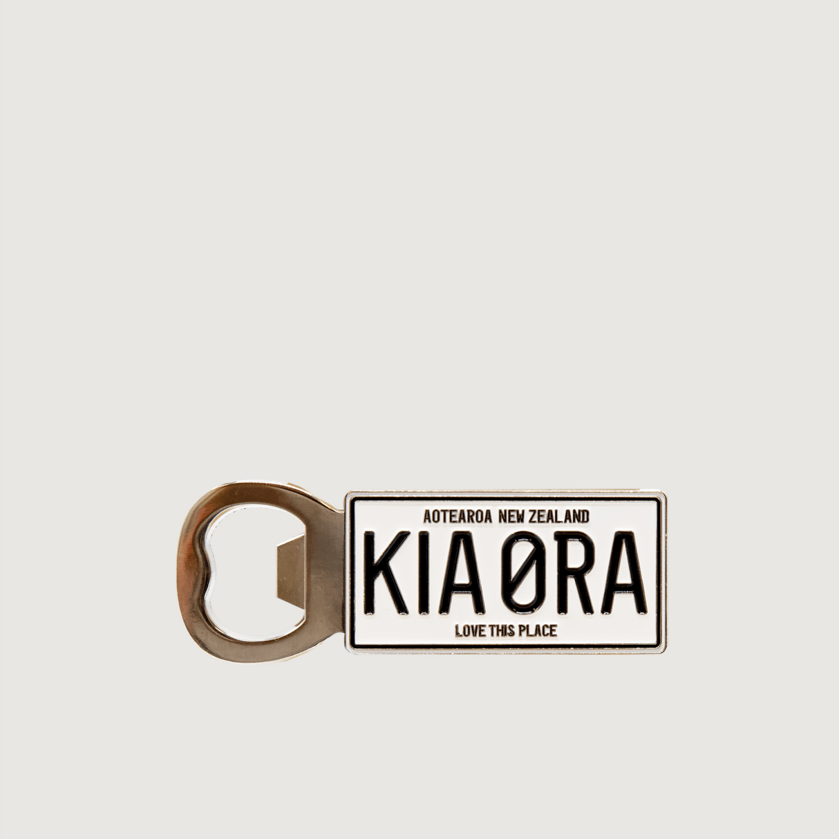 Moana Road - Number Plate Bottle Opener - Metal Magnet - Kia Ora - Pack of 6