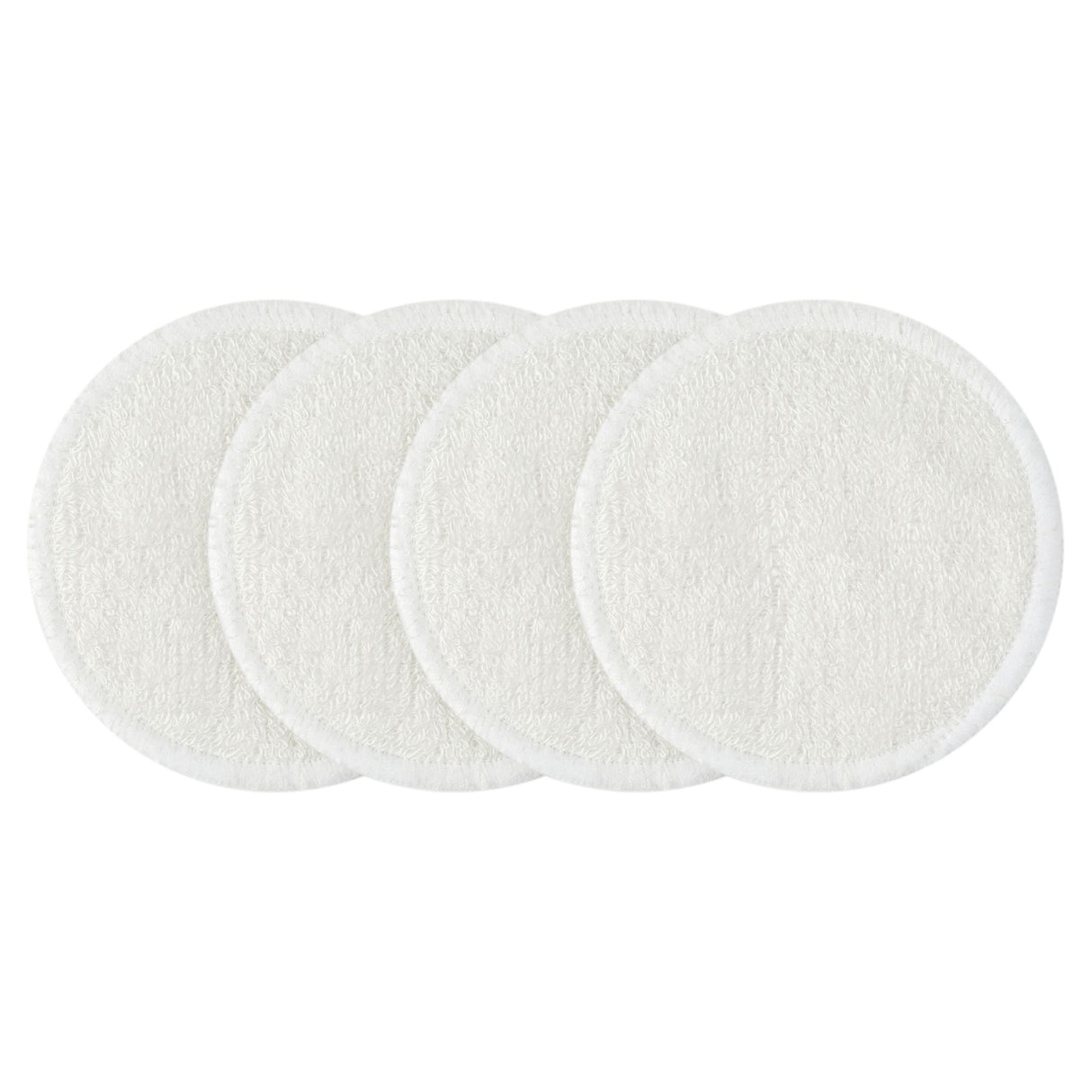 Eco-friendly Swisspers Reusable Cleansing Pads 4 Pack made of bamboo and cotton, perfect for gentle makeup removal and sustainable care.