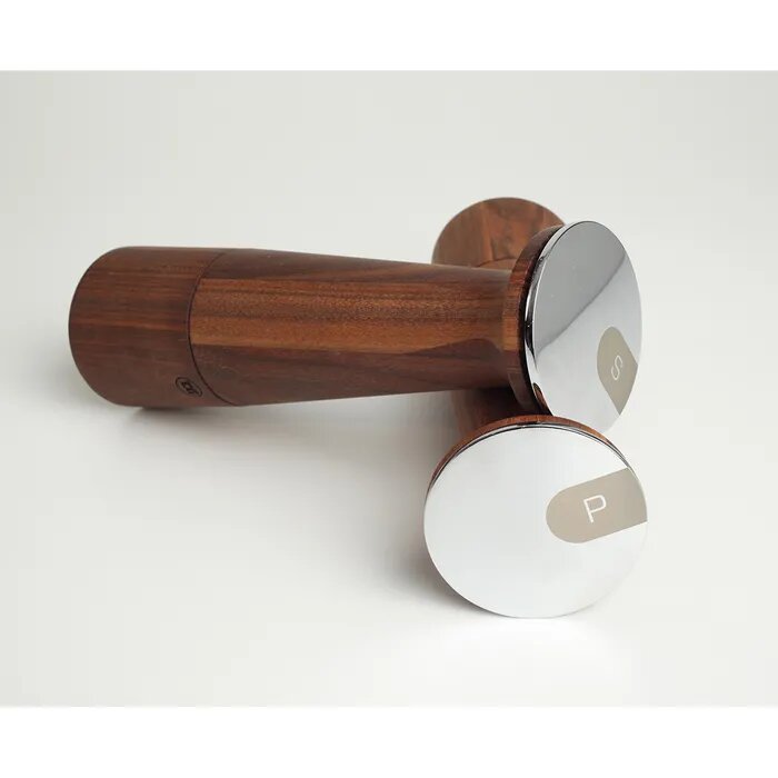 Pepper Grinder - T&G Oblique Walnut (205mm)