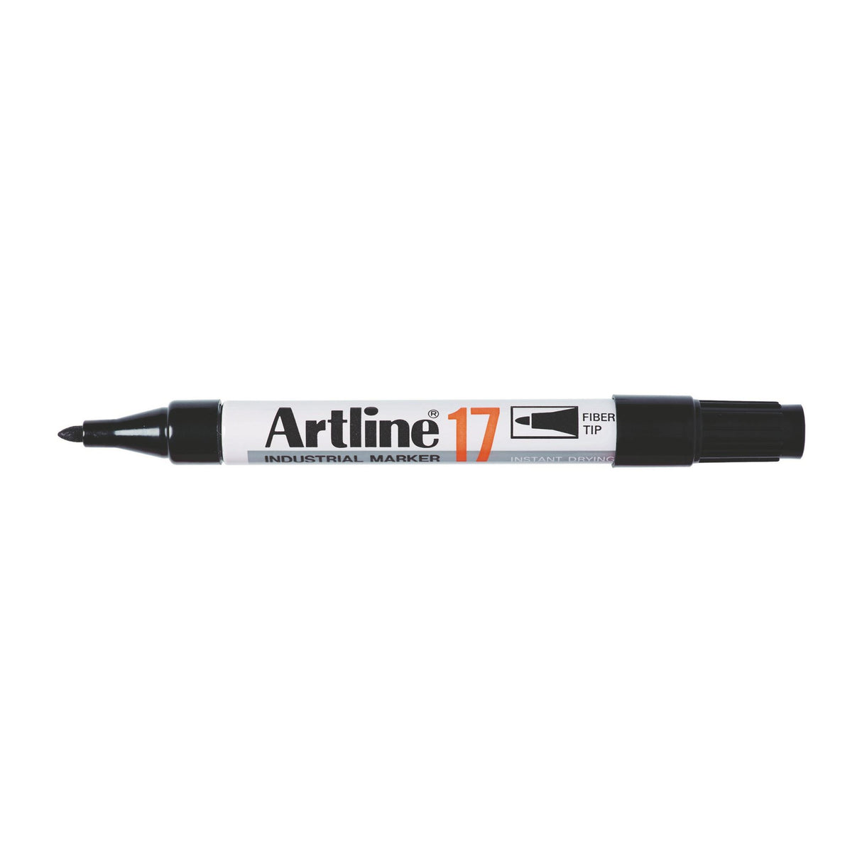 Set of 12 Artline 17 Industrial Markers featuring a 1.5mm bullet nib, ideal for durable marking on various surfaces.