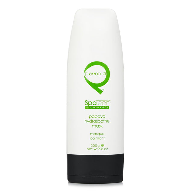 Pevonia Botanica SpaTeen Papaya Hydrasoothe Mask, 200ml, hydrates and soothes all skin types for youthful, refreshed skin.