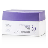 Wella SP Repair Mask 200ml, an intensive treatment revitalizing damaged hair for stronger, healthier strands.