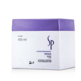 Wella SP Repair Mask for damaged hair, 400ml, restores and revitalizes brittle strands for soft, manageable locks.