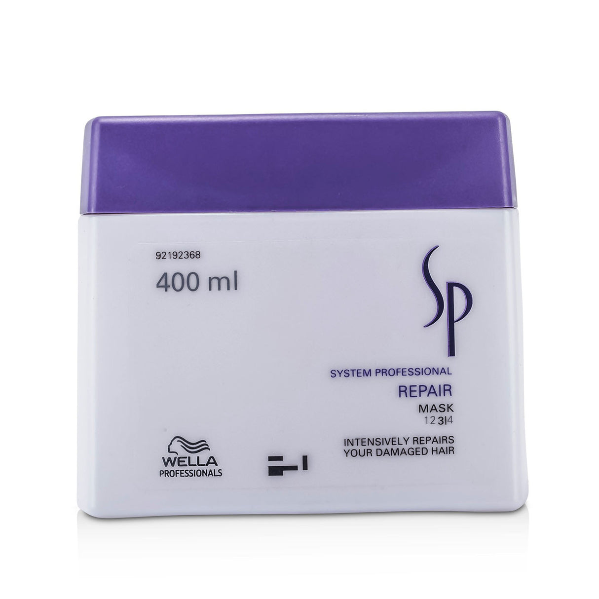 Wella SP Repair Mask for damaged hair, 400ml, revitalizes and restores strength to brittle strands for silky, manageable locks.