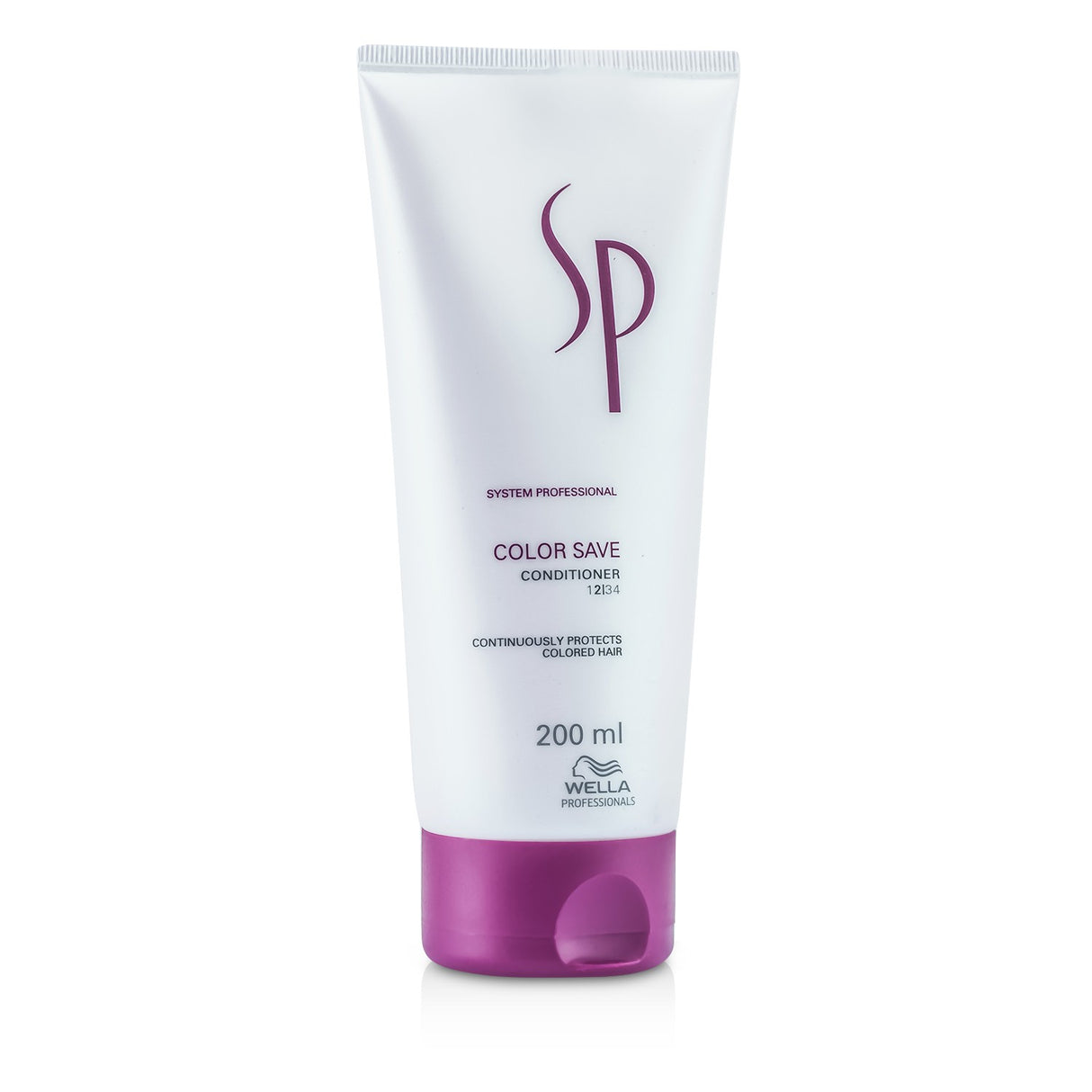 Wella SP Color Save Conditioner in 200ml, formulated to protect and nourish colored hair while preventing fading and UV damage.