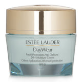 Estee Lauder DayWear cream, 24H moisture with SPF 15, anti-oxidant complex, cucumber scent for youthful radiance.