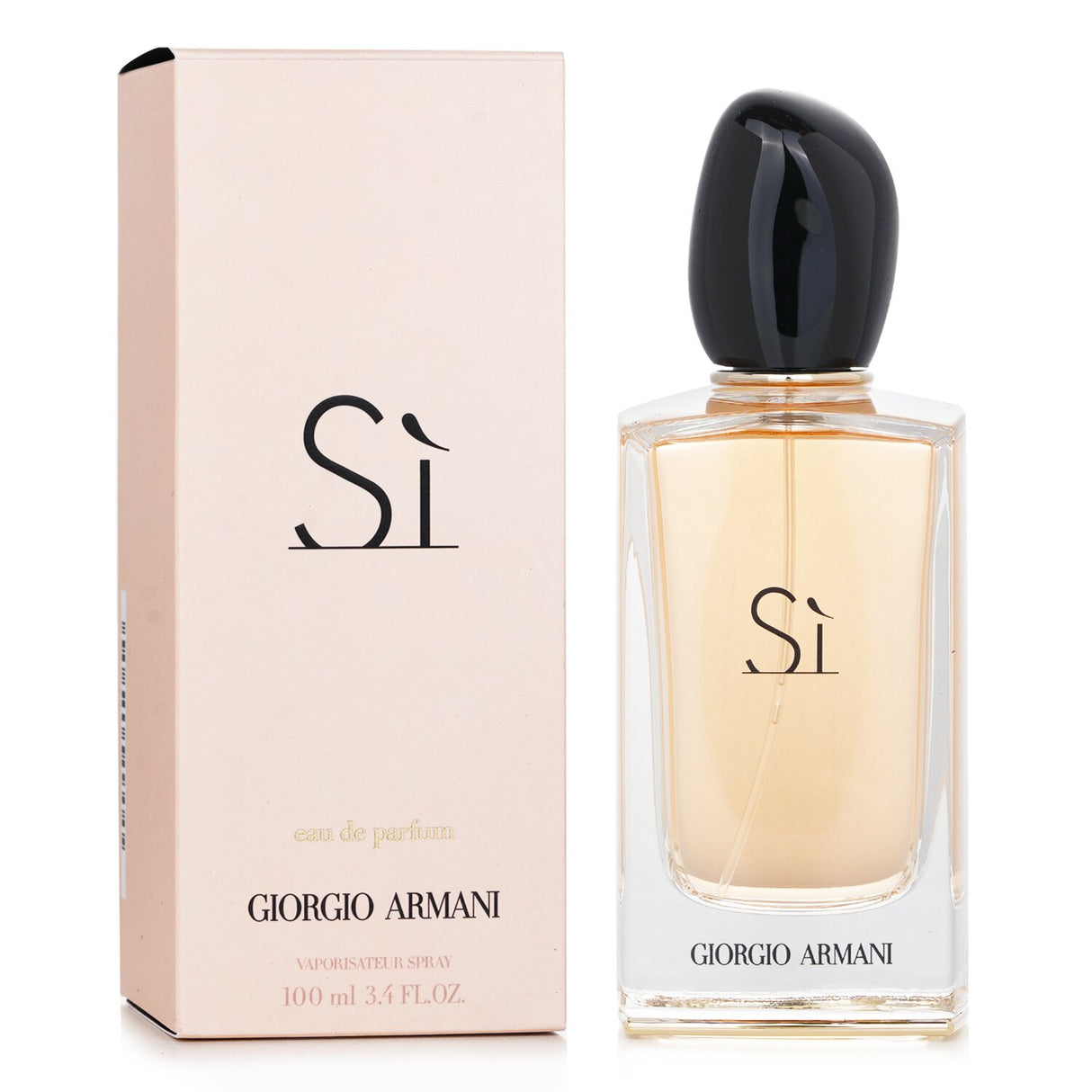 Giorgio Armani Si Eau De Parfum Spray 100ml, featuring floral and warm notes, ideal for modern women’s everyday luxury.