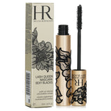 Luxurious black mascara enhancing lash volume and curves with beeswax and jojoba oil for defined, dramatic lashes.