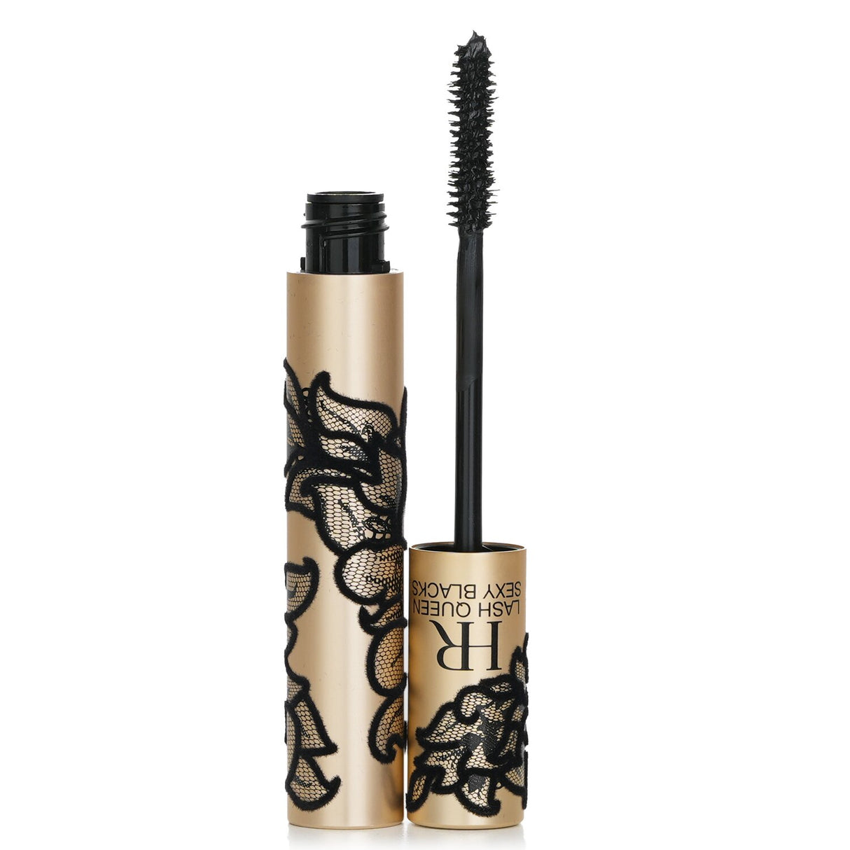 Luxurious Helena Rubinstein mascara in Scandalous Black enhances lashes with volume, definition, and seductive curves.