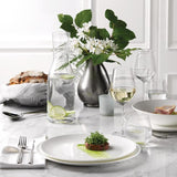 Wedgwood Gio Oval Platter (30cm) in fine bone china, featuring Intaglio texture for elegant serving and versatile use.