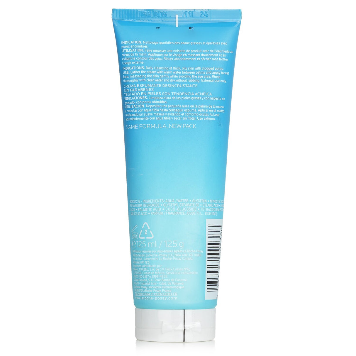 La Roche Posay - Effaclar Deep Cleansing Foaming Cream  - 125ml/4.2oz