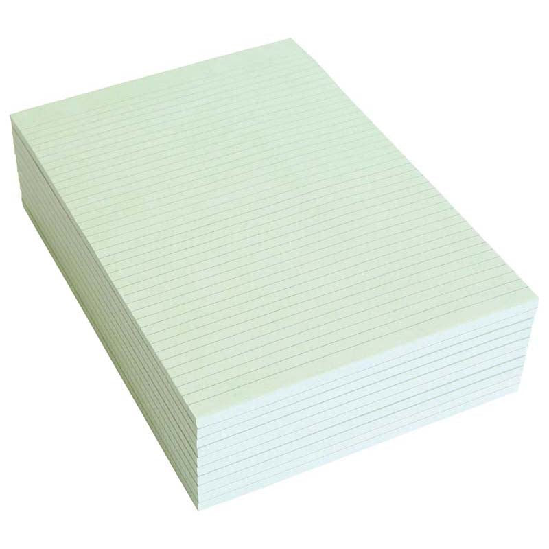 A4 green Olympic Topless pad with 100 leaves of 80gsm paper, perfect for notes, sketches, and organized writing.