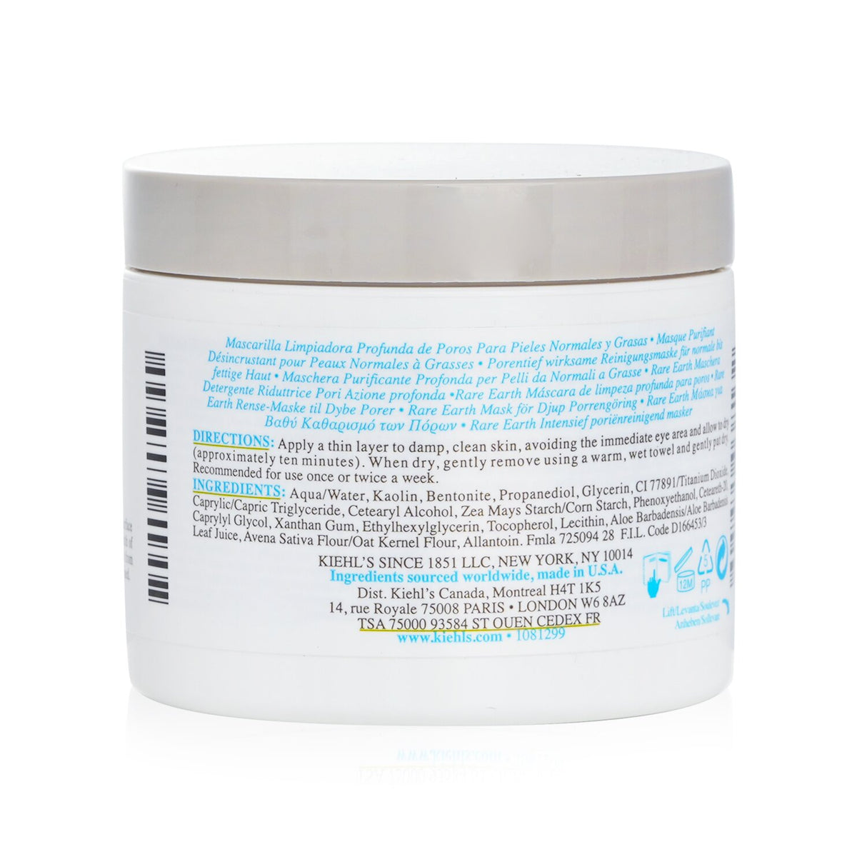 Kiehl's - Rare Earth Deep Pore Cleansing Masque  - 125ml/4.2oz