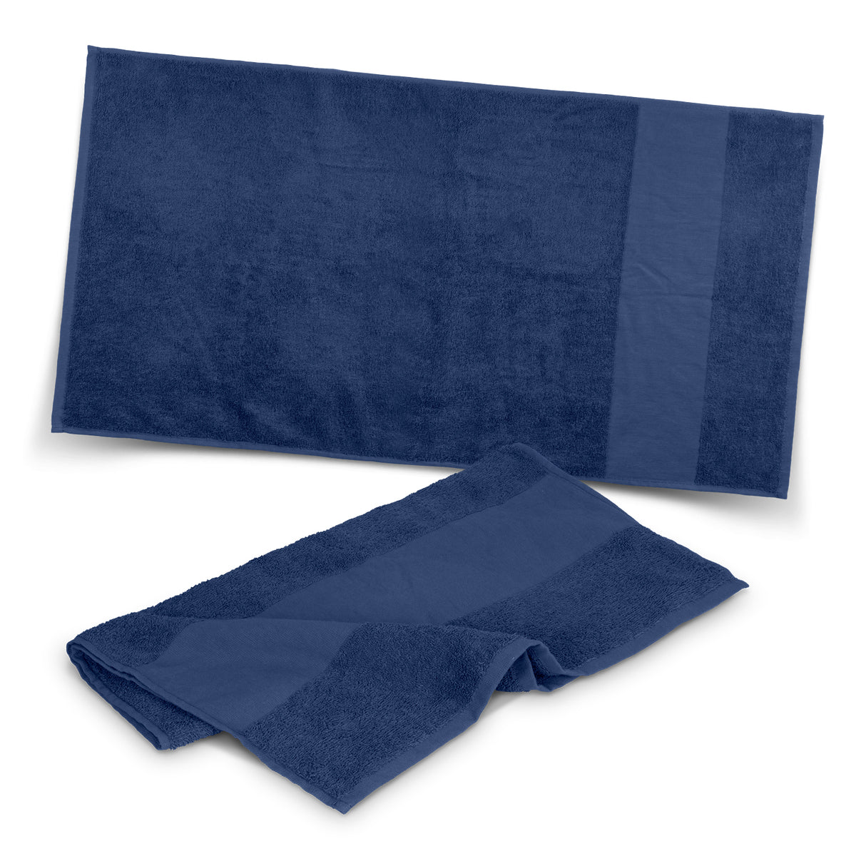 Cotton Terry Sports Towel 360gsm Fit Navy - Pack of 10