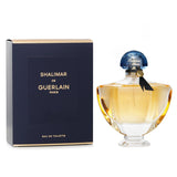 Guerlain Shalimar Eau De Toilette Spray 90ml, an elegant oriental fragrance with spicy and floral notes, perfect for fall or winter.