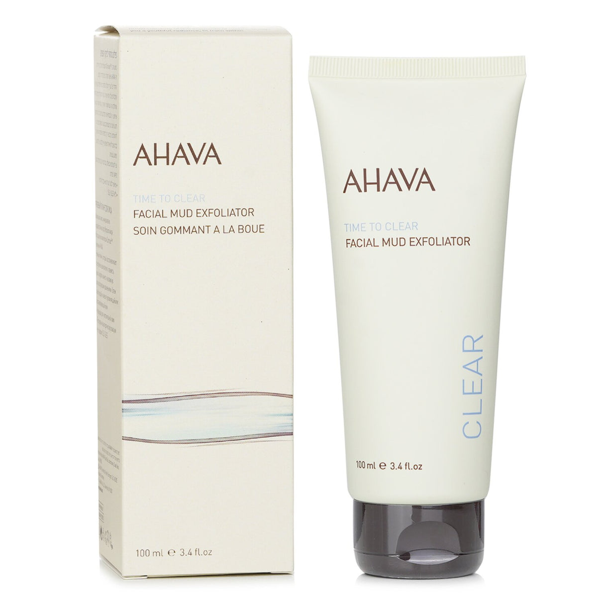 Ahava Time To Clear Facial Mud Exfoliator 100ml/3.4oz