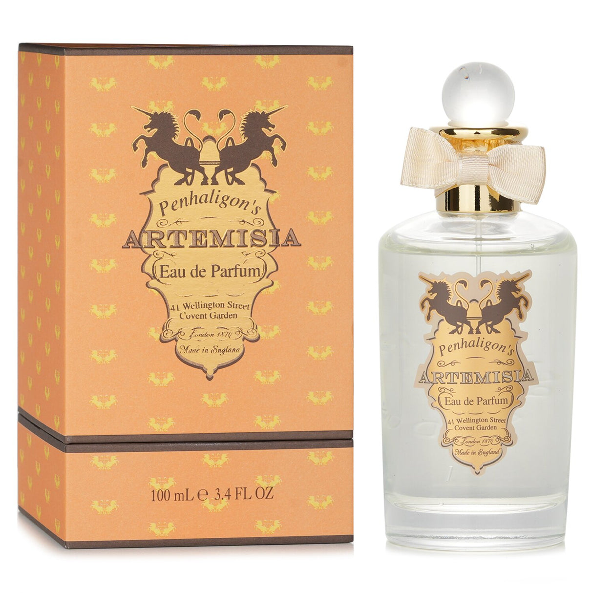 Luxurious Penhaligon's Artemisia Eau De Parfum Spray, 100ml, featuring floral-fruity notes for modern women, perfect for any occasion.