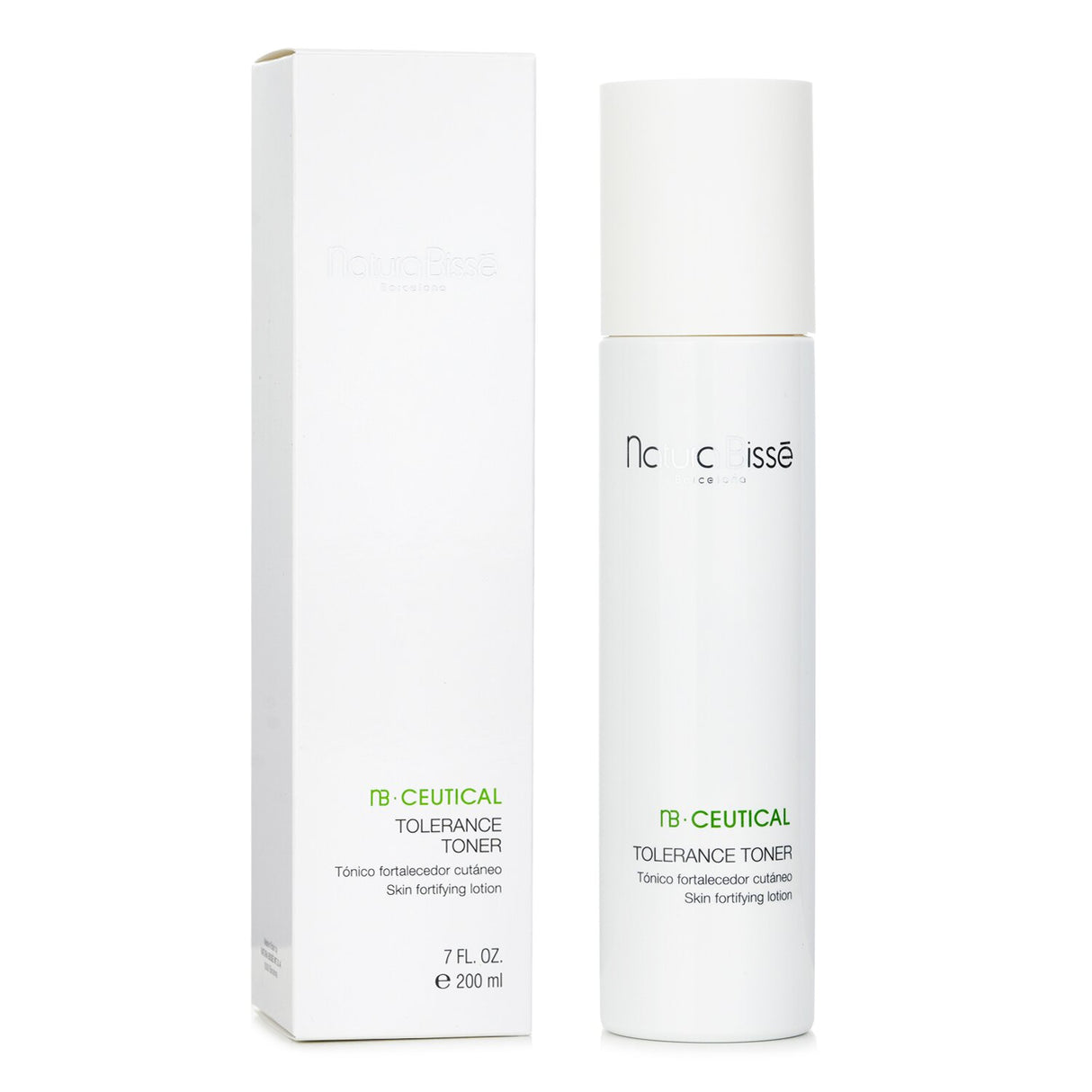 Natura Bisse NB Ceutical Tolerance Toner in 200ml, alcohol-free formula soothes and hydrates sensitive skin for balance.