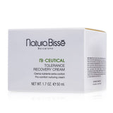 Natura Bisse NB Ceutical Tolerance Recovery Cream, a soothing hydrator for sensitive skin, promoting rejuvenation and resilience.