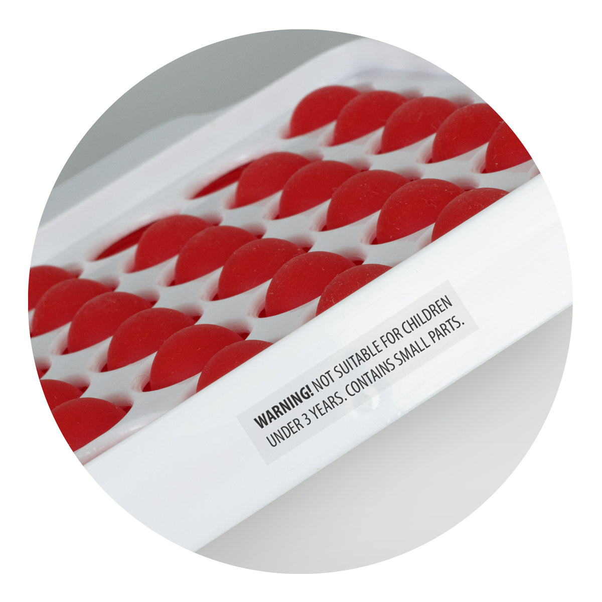 Square Sensory Pop It Fidget Board White & Black - Pack of 25