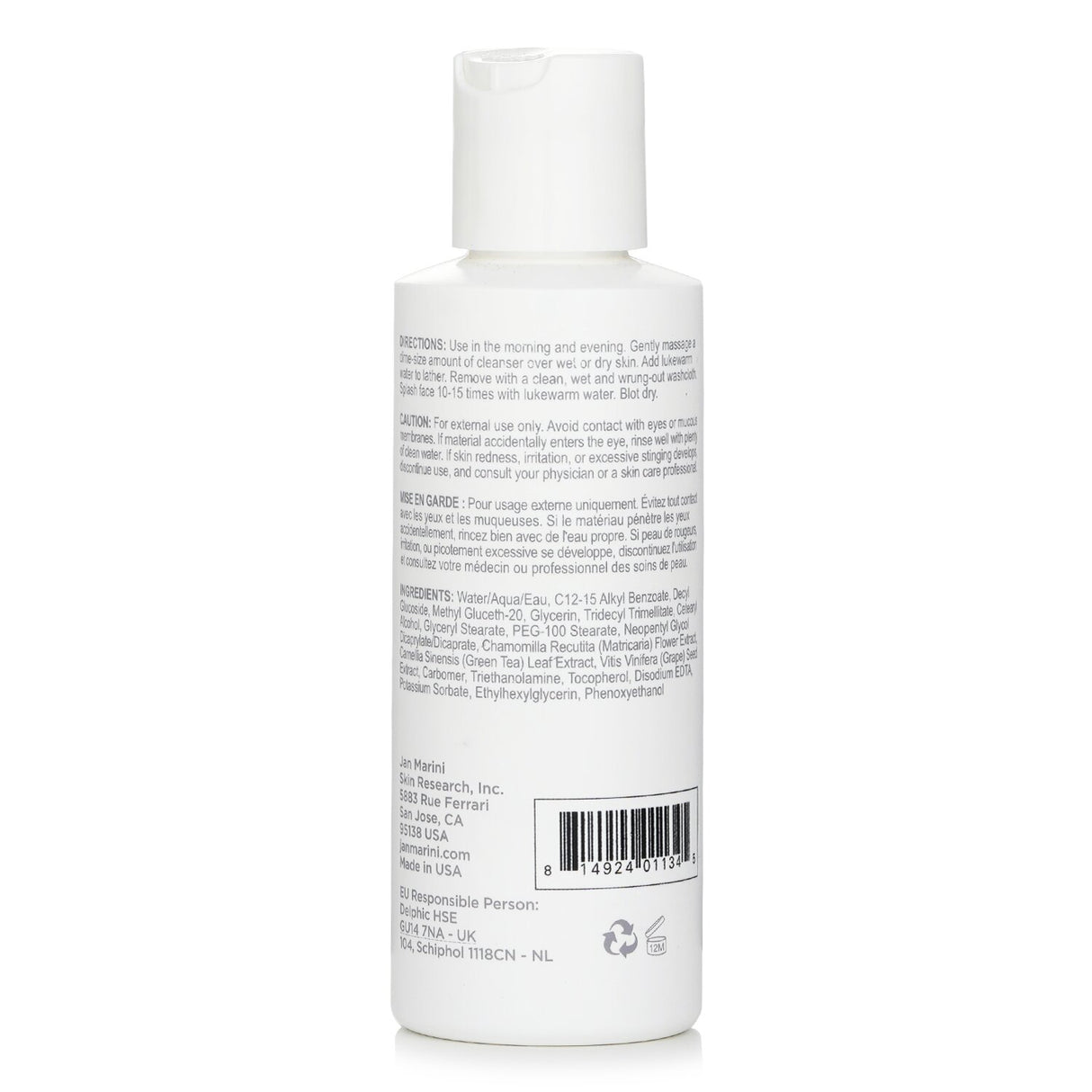 Jan Marini Age Intervention Gentle Cleanser 119ml/4oz