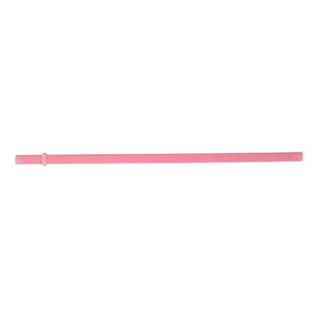 Vibrant pink Avanti glass smoothie straw, eco-friendly, durable, and dishwasher safe for stylish sipping.