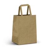 Medium Portrait Paper Shopping Bag With Flat Handles Natural - Pack of 50