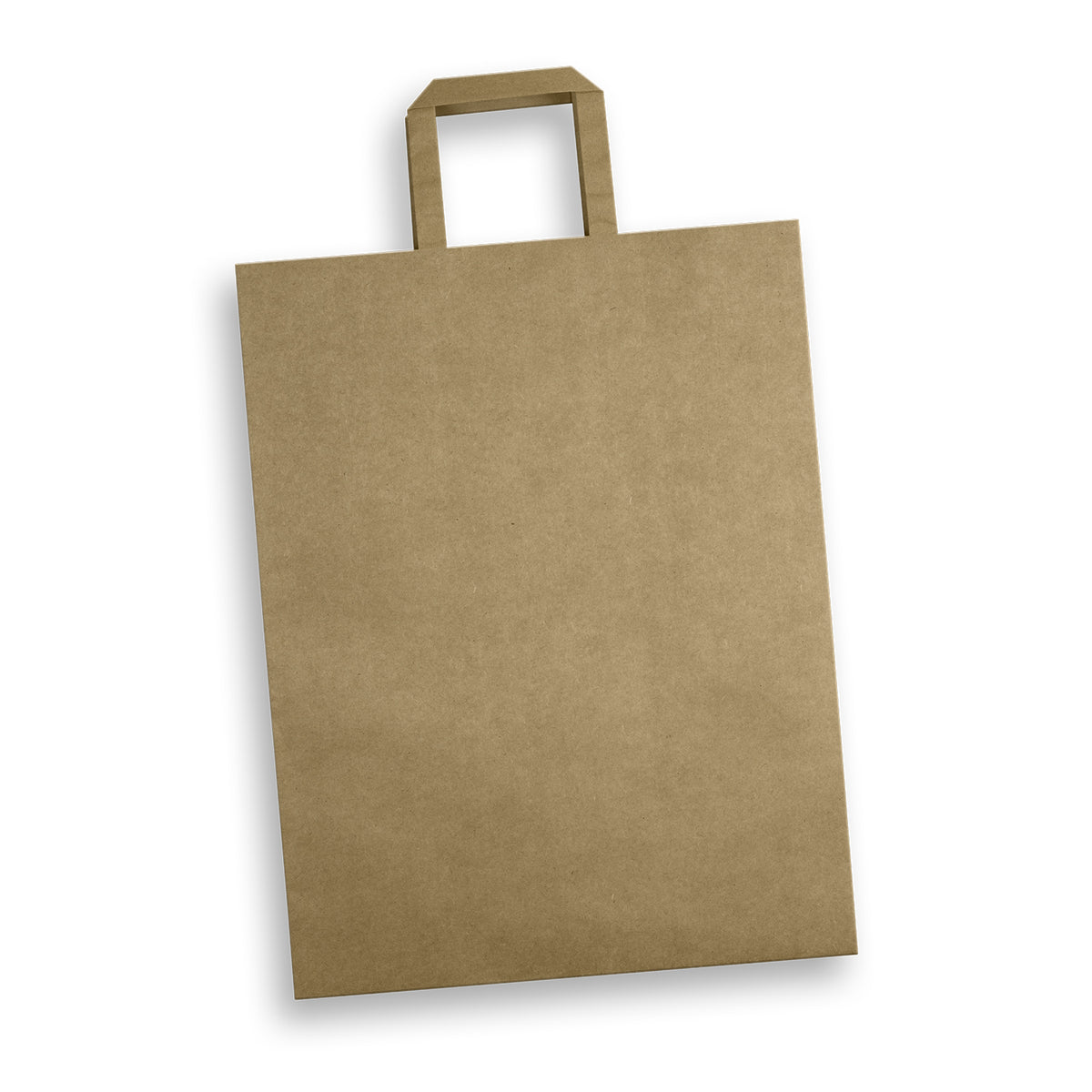 Extra Large Portrait Paper Shopping Bag With Flat Handles Natural