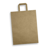 Extra Large Portrait Paper Shopping Bag With Flat Handles Natural