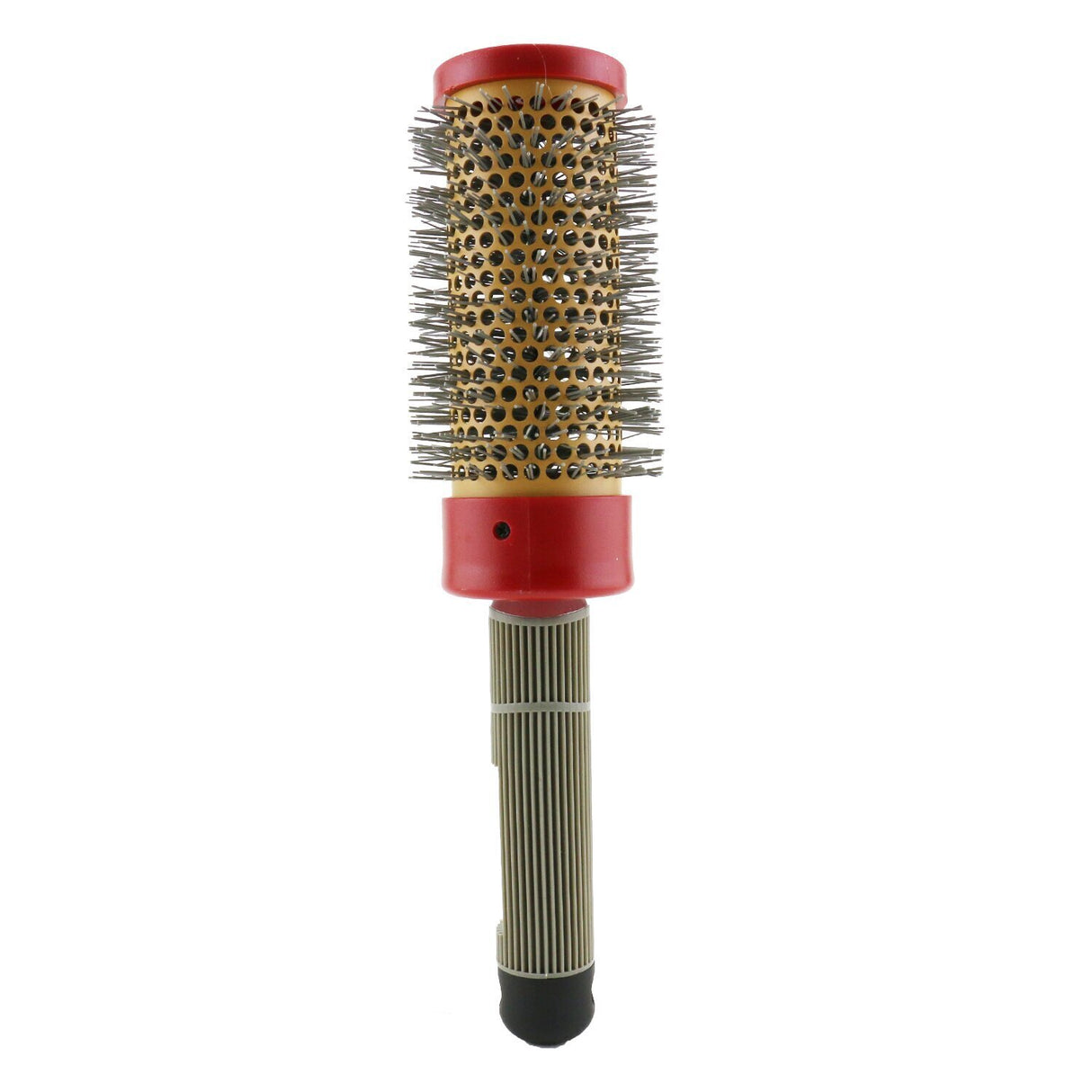 Large CHI Turbo Ceramic Round Brush with nylon bristles for heat retention, reducing frizz, and smooth styling for all hair types.