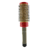 Large CHI Turbo Ceramic Round Brush with nylon bristles for heat retention, reducing frizz, and smooth styling for all hair types.