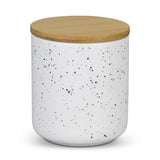 Vanilla Scented Ceramic Candle 150g With Bamboo Lid Natura