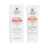 Kiehl's Ultra Light Daily UV Defense SPF 50, a lightweight, non-greasy sunscreen with matte finish for all skin types.