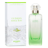 Hermes Un Jardin Sur Le Toit Eau De Toilette, 100ml, features notes of apple, pear, rose, and basil for a refreshing spring/summer scent.