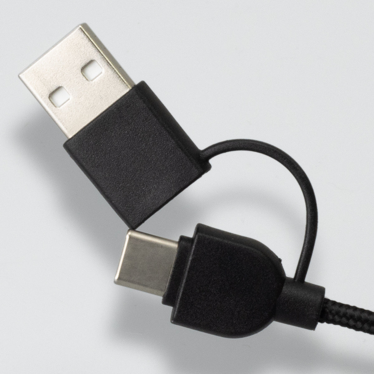 120cm Braided Multi-Connector USB Charging Cable Lumos