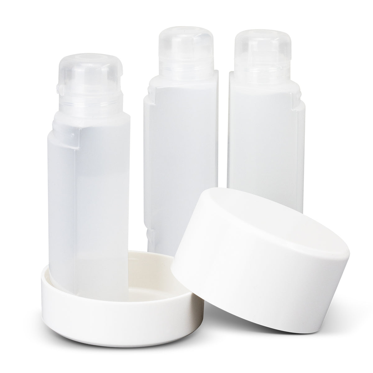 Travel Toiletry Bottle Set 3 x 50ml in Case - Pack of 50