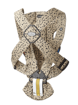 Baby Carrier - BABY BJORN Mini Woven (Beige/Dark Grey Print)