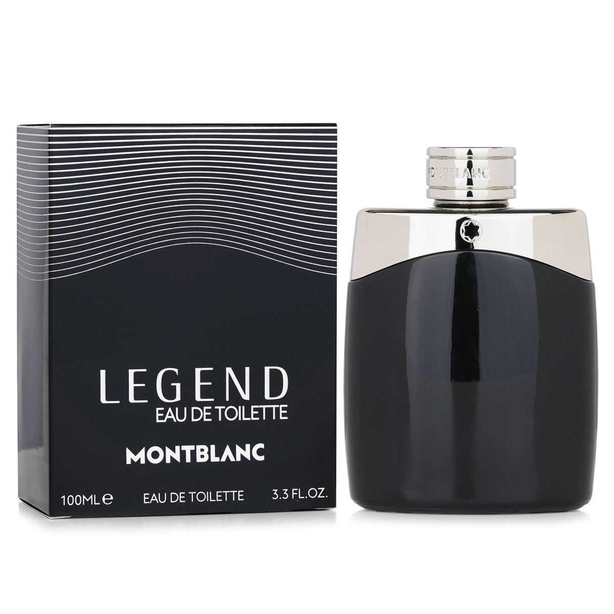 Montblanc Legend Eau De Toilette Spray - 100ml, a sophisticated fragrance blending lavender, bergamot, apple, and sandalwood.