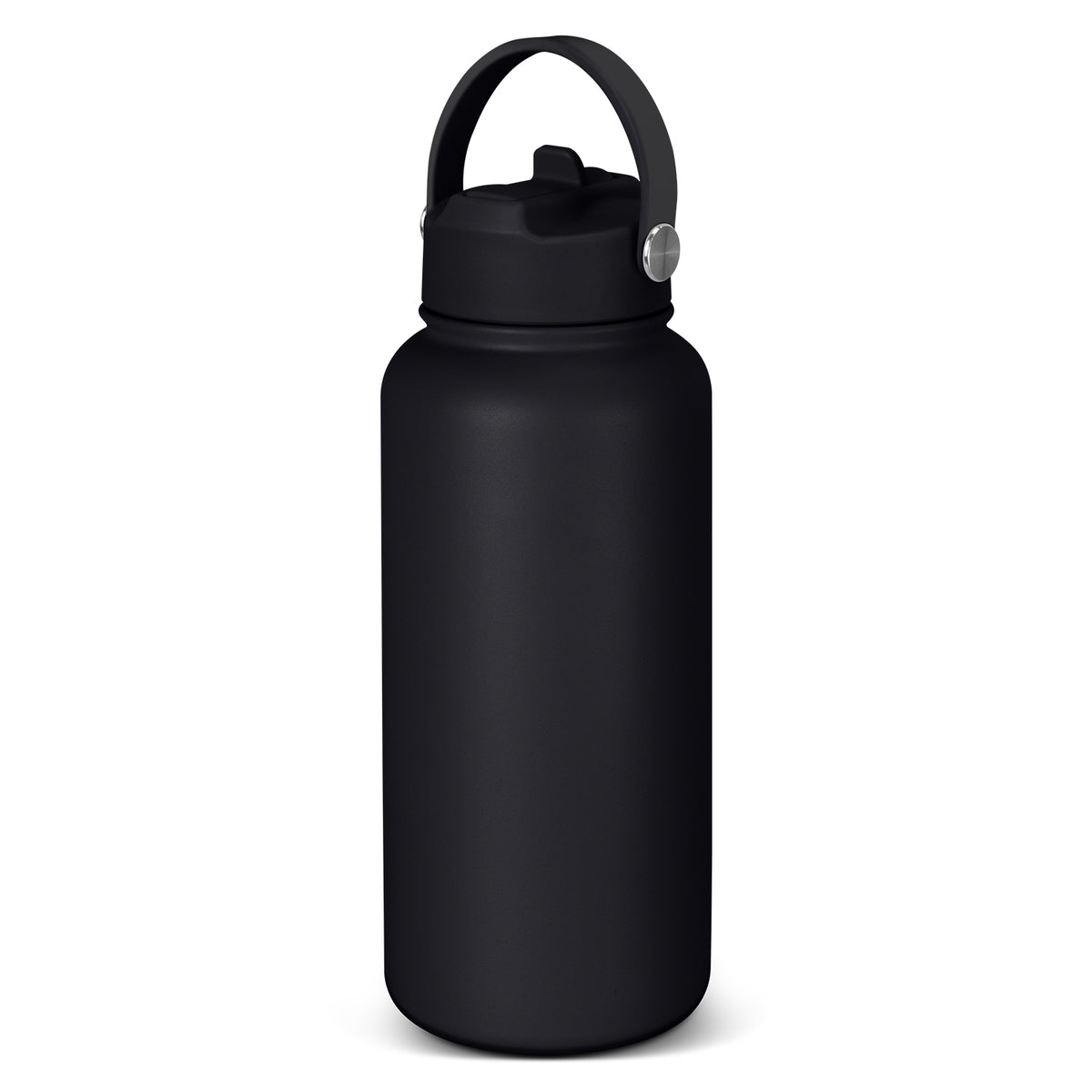 1L Stainless Steel Vacuum Insulated Drink Bottle Compadre Black