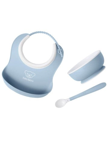 Baby Feeding Set - BABY BJORN Powder Blue (3pc)