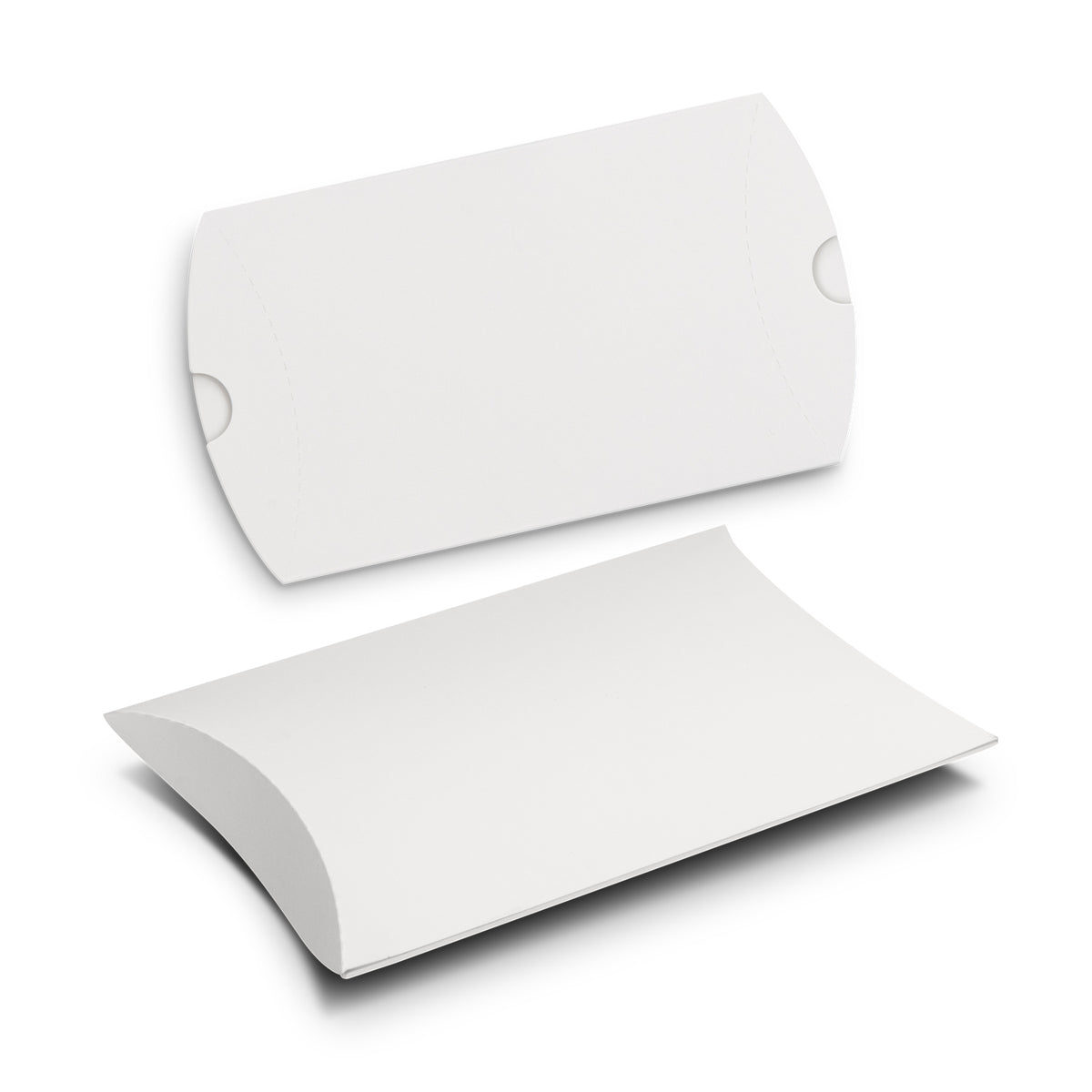 Small Pillow Gift Packaging Boxes White - Pack of 100