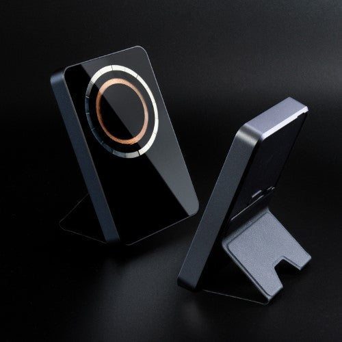 Wireless Charging Power Bank - INGENIO Arc (Gunmetal/Black)