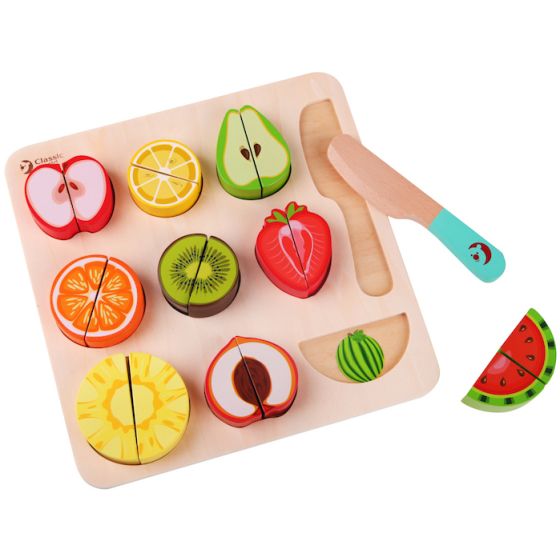 Cutting Fruit Puzzle - Classic World