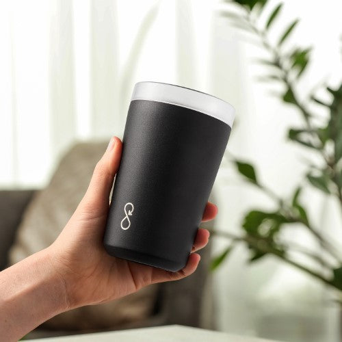 Bottle Vacuum Tumbler - Ocean (Obsidian Black)