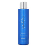 HydroPeptide Exfoliating Cleanser in a 200ml bottle, featuring Glycolic acid, Jojoba beads, and peptides for refreshed, smooth skin.