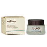 Ahava Time To Hydrate Night Replenisher, a 50ml cream for normal to dry skin, enriched with Dead Sea minerals for overnight hydration.