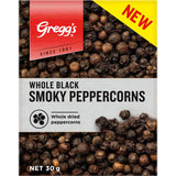 Greggs Peppercorns Whole Black Smoky