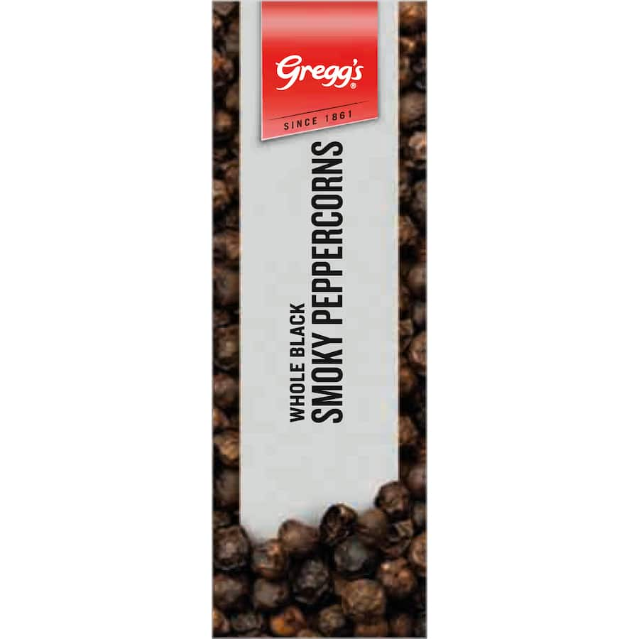 Greggs Peppercorns Whole Black Smoky