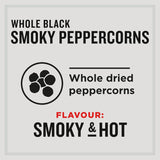 Greggs Peppercorns Whole Black Smoky